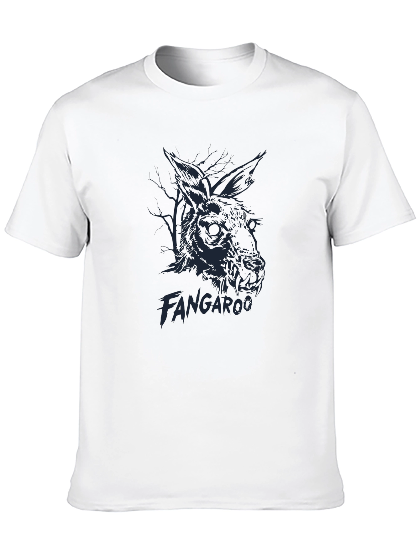 Fangaroo T-Shirt - Dark Graphic Tee for Men