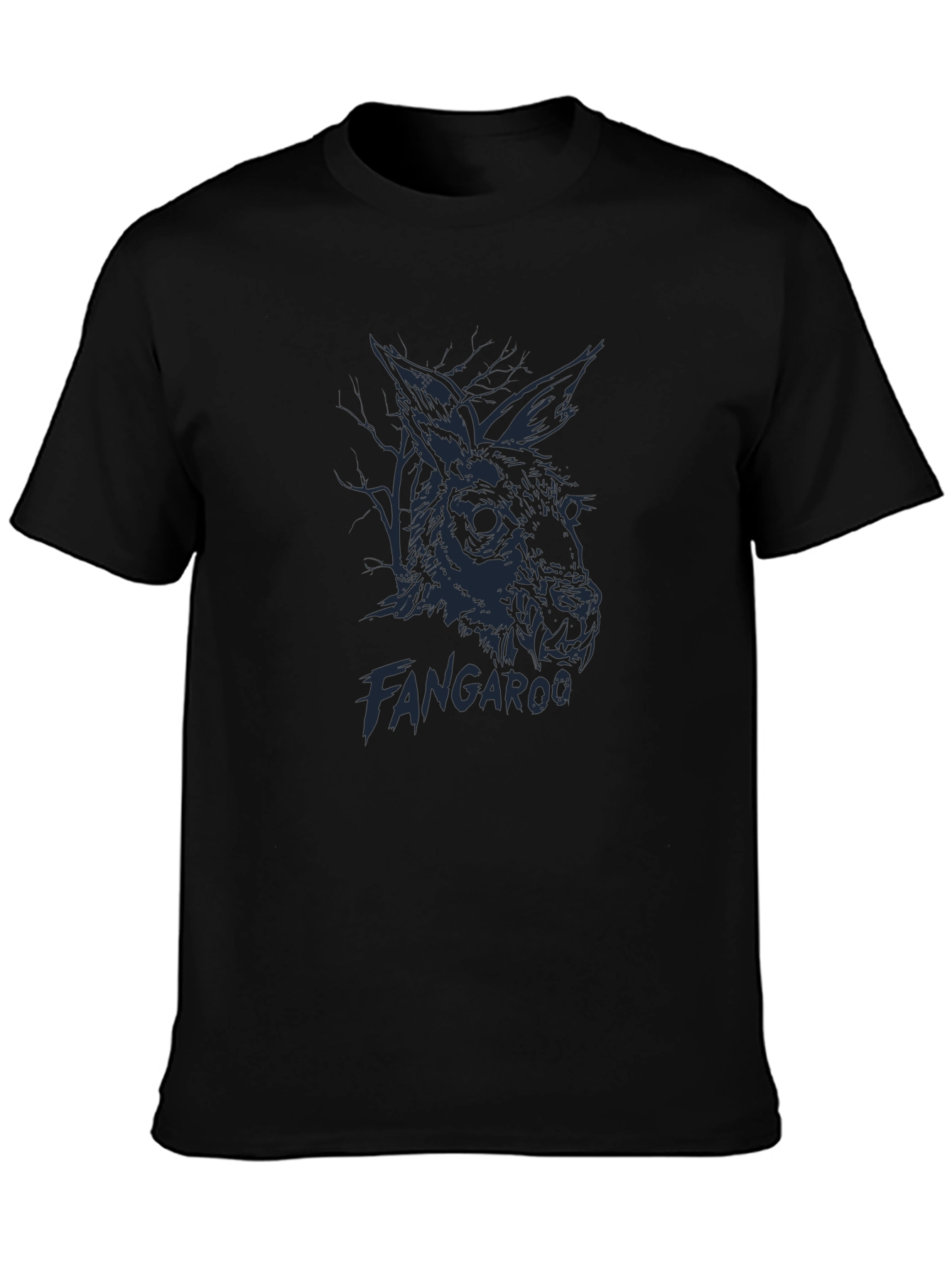 Fangaroo T-Shirt - Dark Graphic Tee for Men