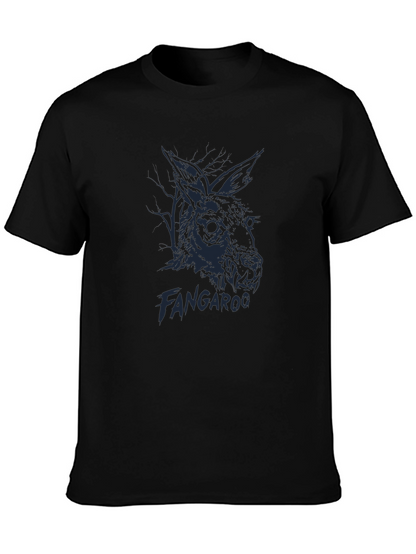 Fangaroo T-Shirt - Dark Graphic Tee for Men
