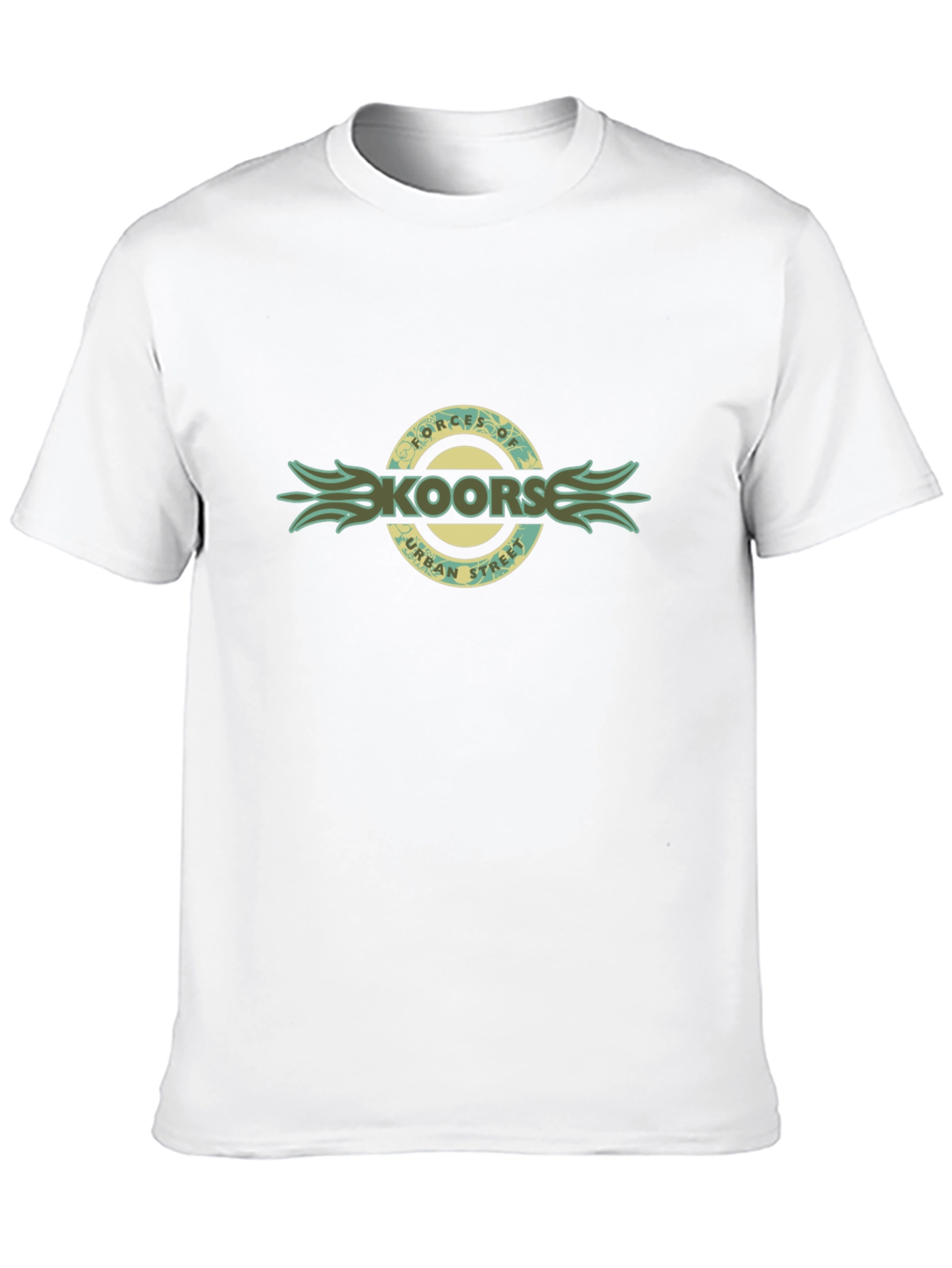 Mens Black Graphic T-Shirt - Skoorse Urban Street