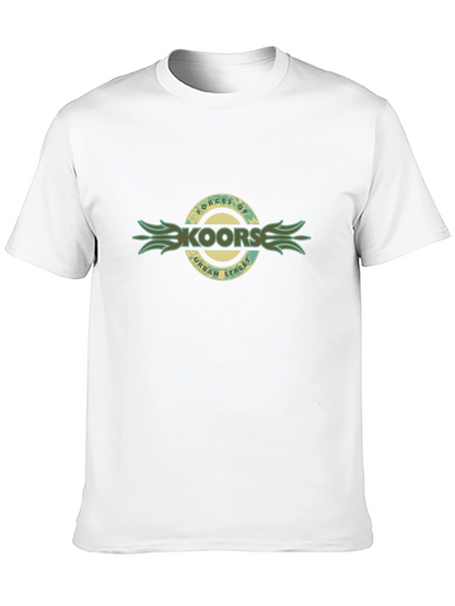 Mens Black Graphic T-Shirt - Skoorse Urban Street