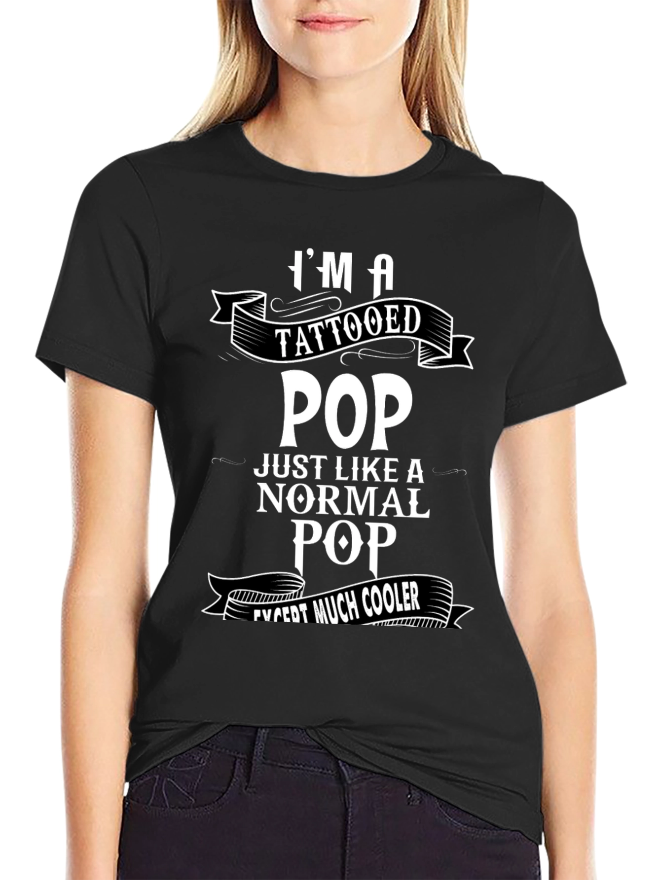Tattooed Pop Graphic T-Shirt - Cool Fathers Day Gift