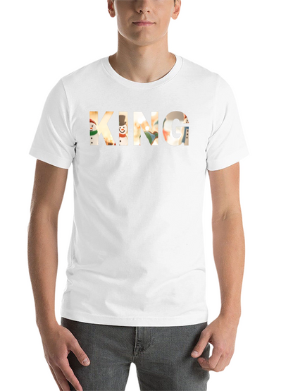 King Christmas Snowman Graphic T-Shirt