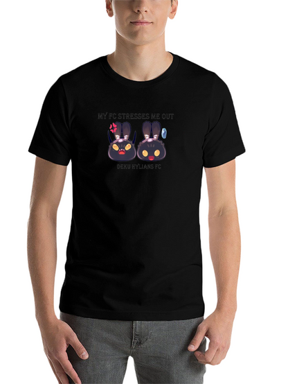 My FC Stresses Me Out Black Tee