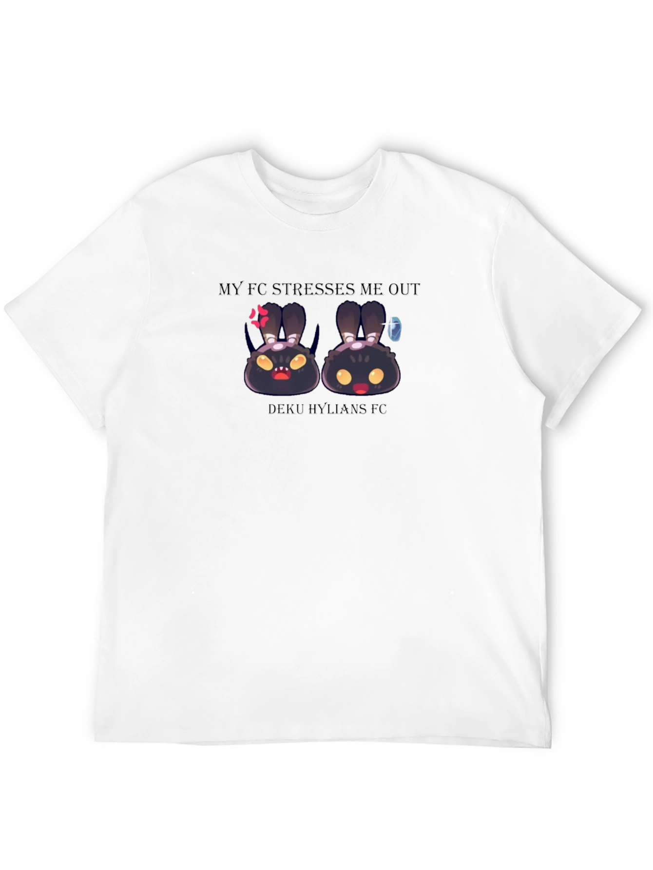 My FC Stresses Me Out Black Tee