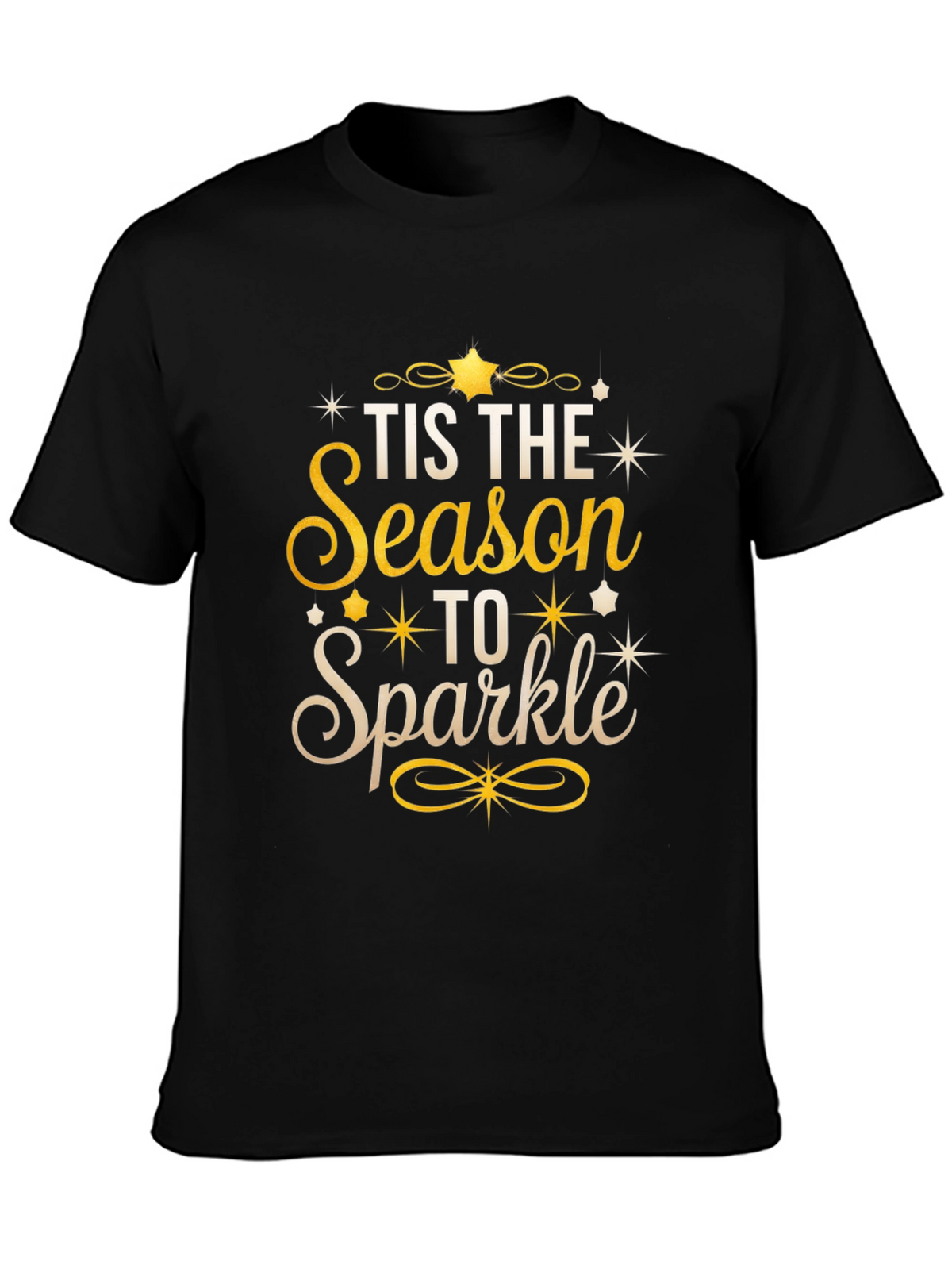 Festive Tis the Season to Sparkle Graphic Tee