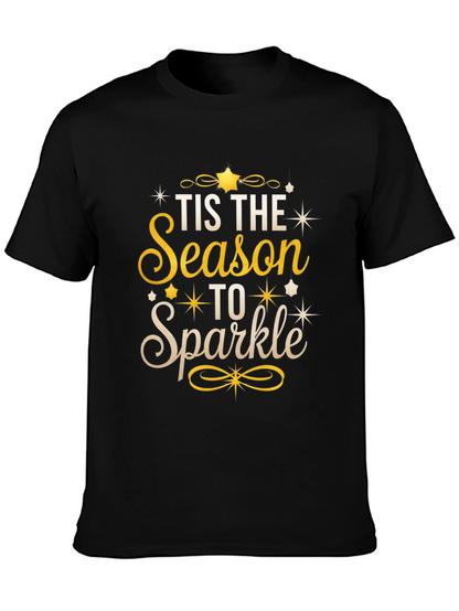 Festive Tis the Season to Sparkle Graphic Tee