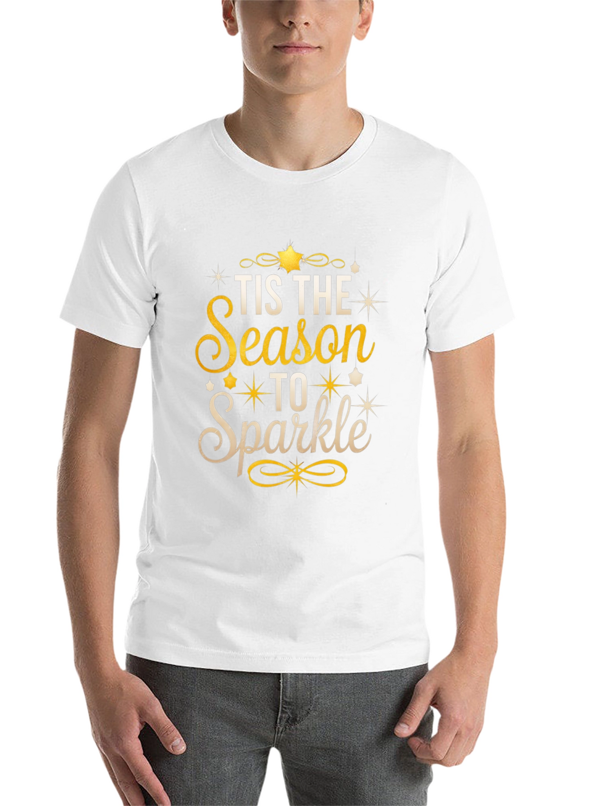 Festive Tis the Season to Sparkle Graphic Tee