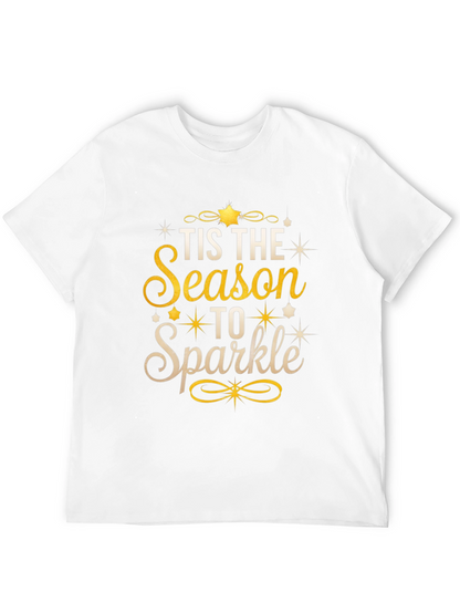 Festive Tis the Season to Sparkle Graphic Tee