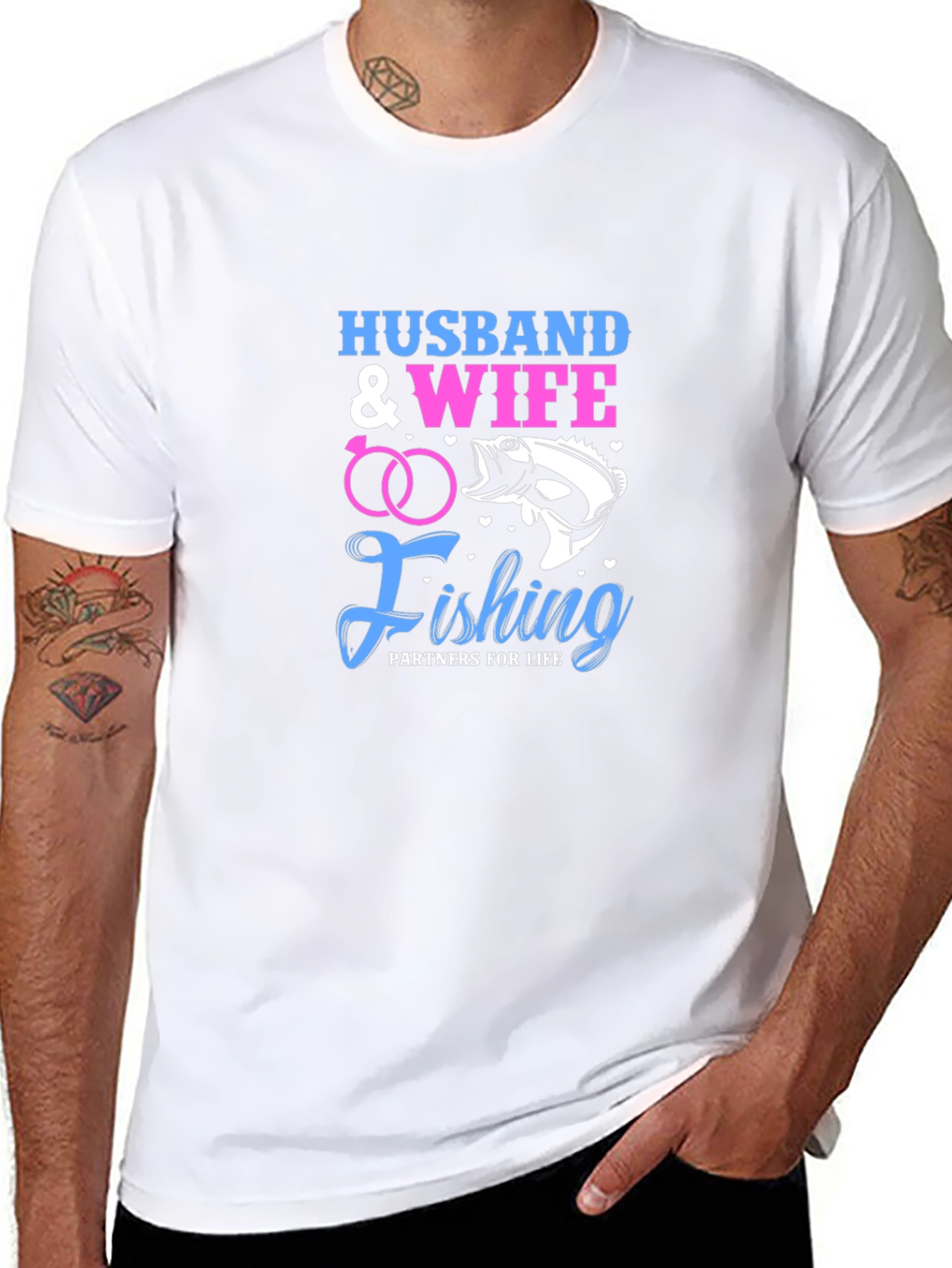 Husband & Wife Fishing Partners T-Shirt