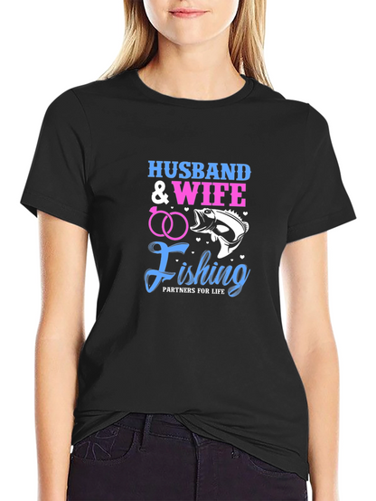 Husband & Wife Fishing Partners T-Shirt