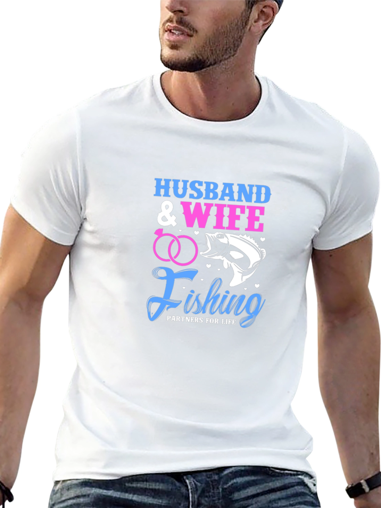 Husband & Wife Fishing Partners T-Shirt