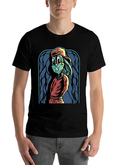 Cartoon Rabbit Graphic Tee