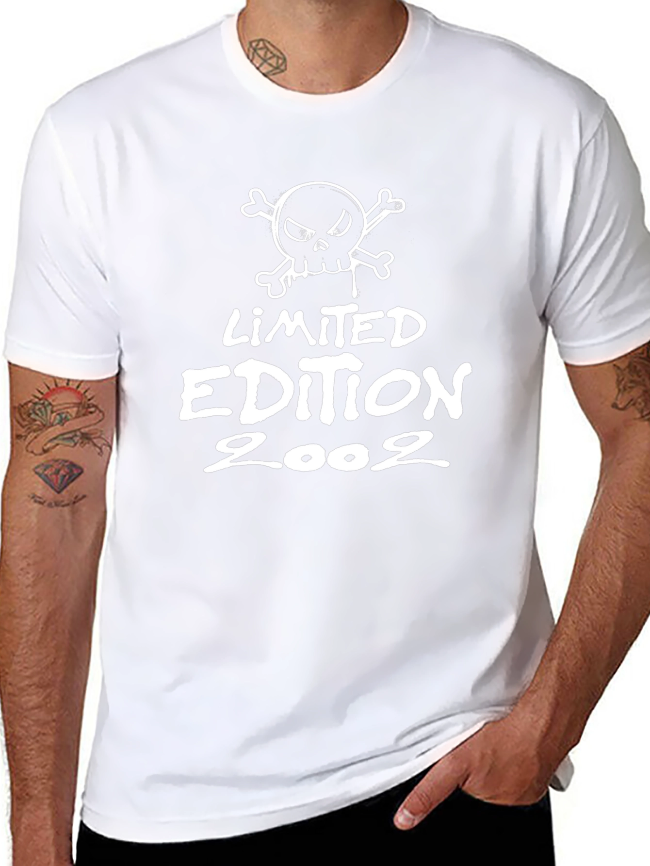 Limited Edition 2002 Skull Graphic T-Shirt
