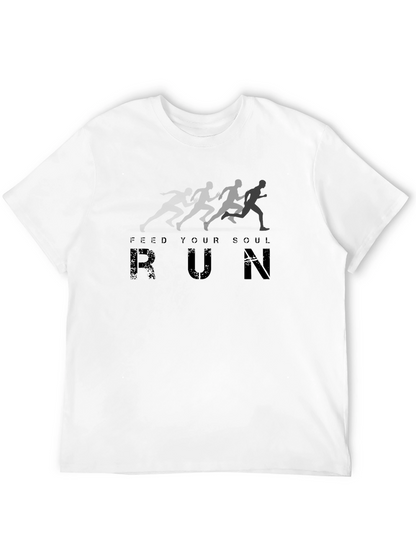 Feed Your Soul Run T-Shirt - Black