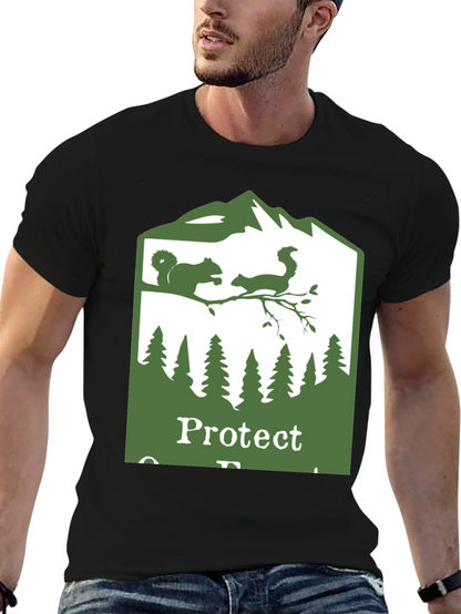 Protect Our Forests Black T-Shirt