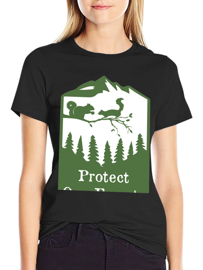 Protect Our Forests Black T-Shirt