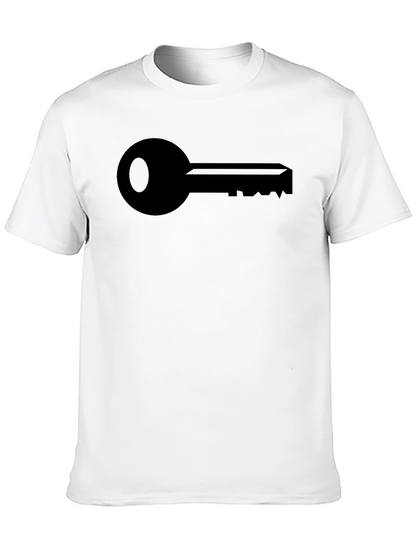 Key Graphic Black T-Shirt - Classic Design