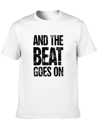And The Beat Goes On Graphic Tee - Black