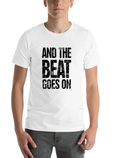 And The Beat Goes On Graphic Tee - Black