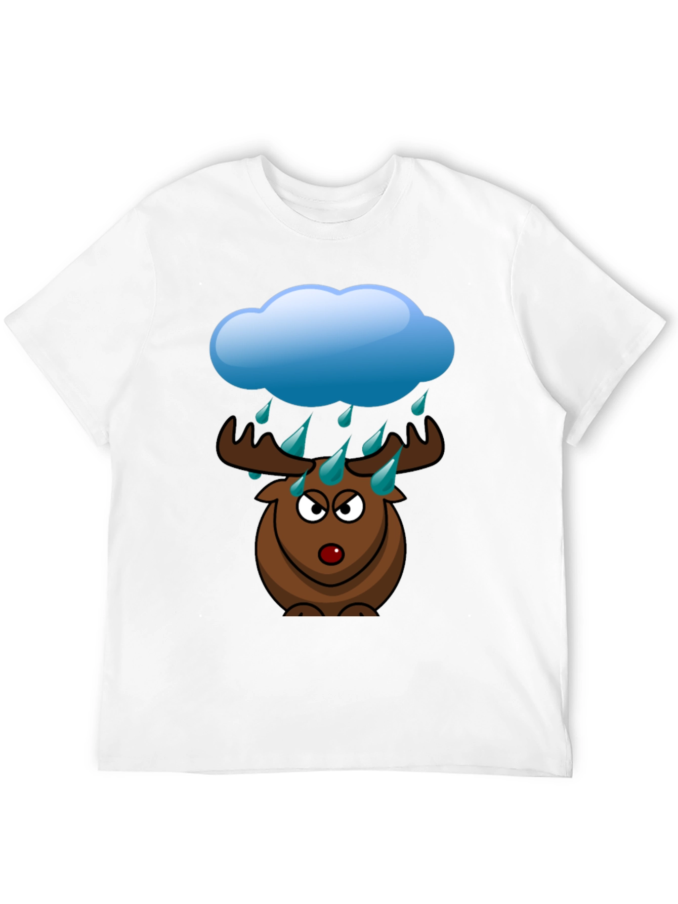 Moose in the Rain Graphic Tee