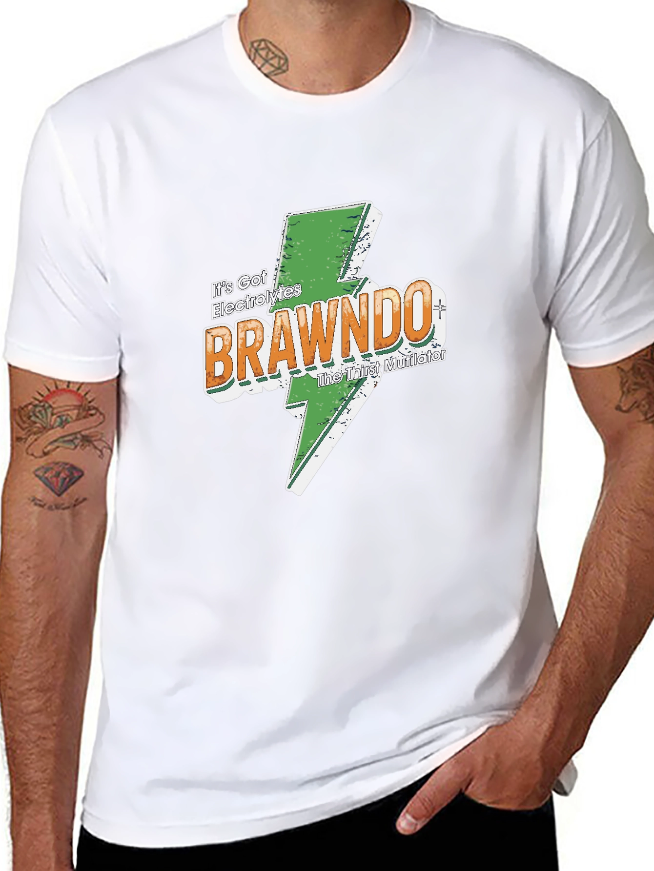 Brawndo The Thirst Mutilator Black T-Shirt