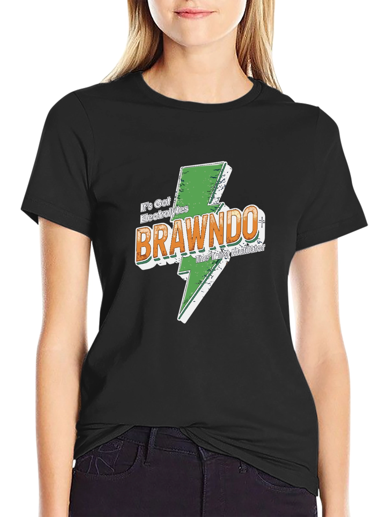 Brawndo The Thirst Mutilator Black T-Shirt