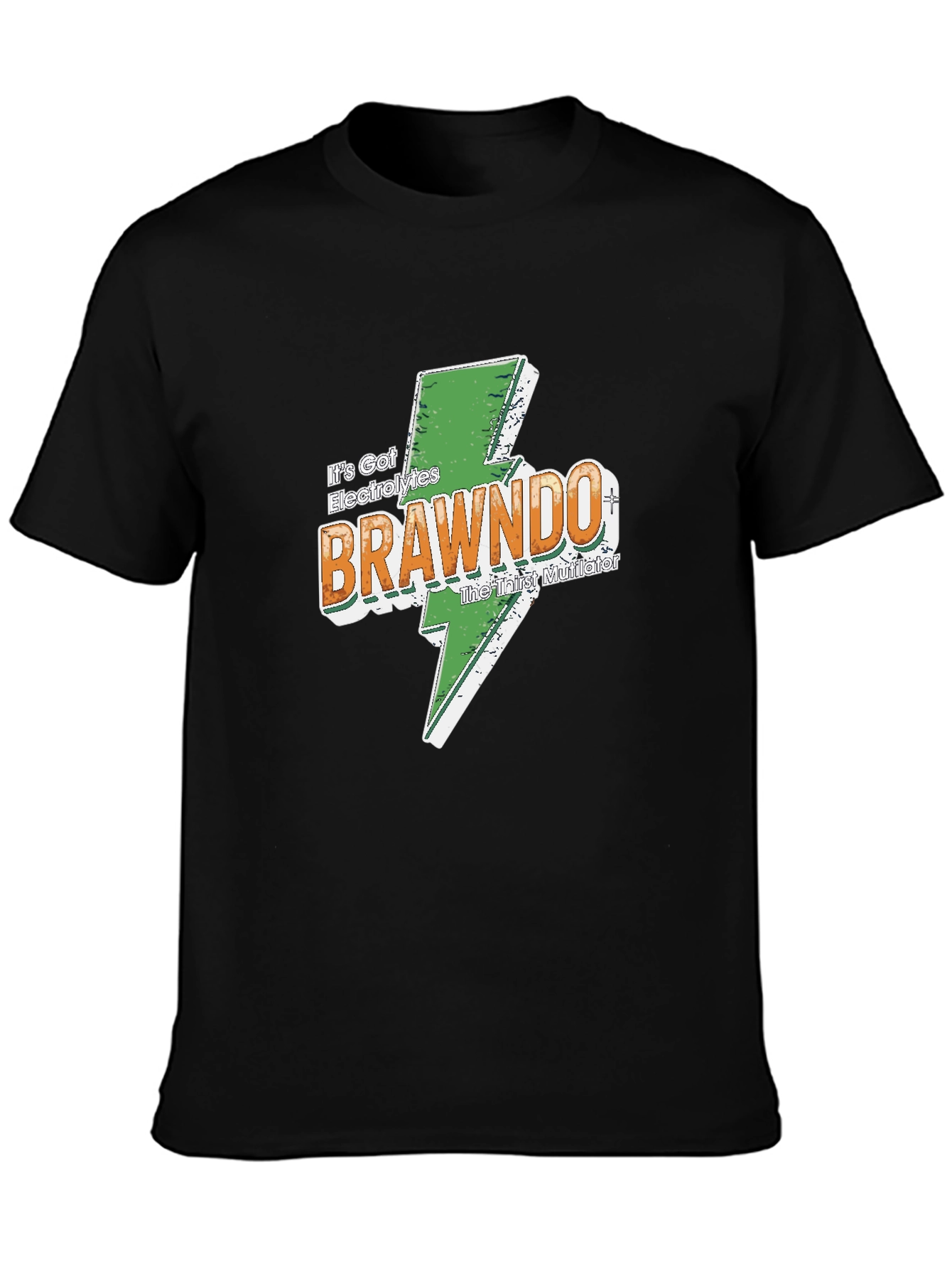 Brawndo The Thirst Mutilator Black T-Shirt