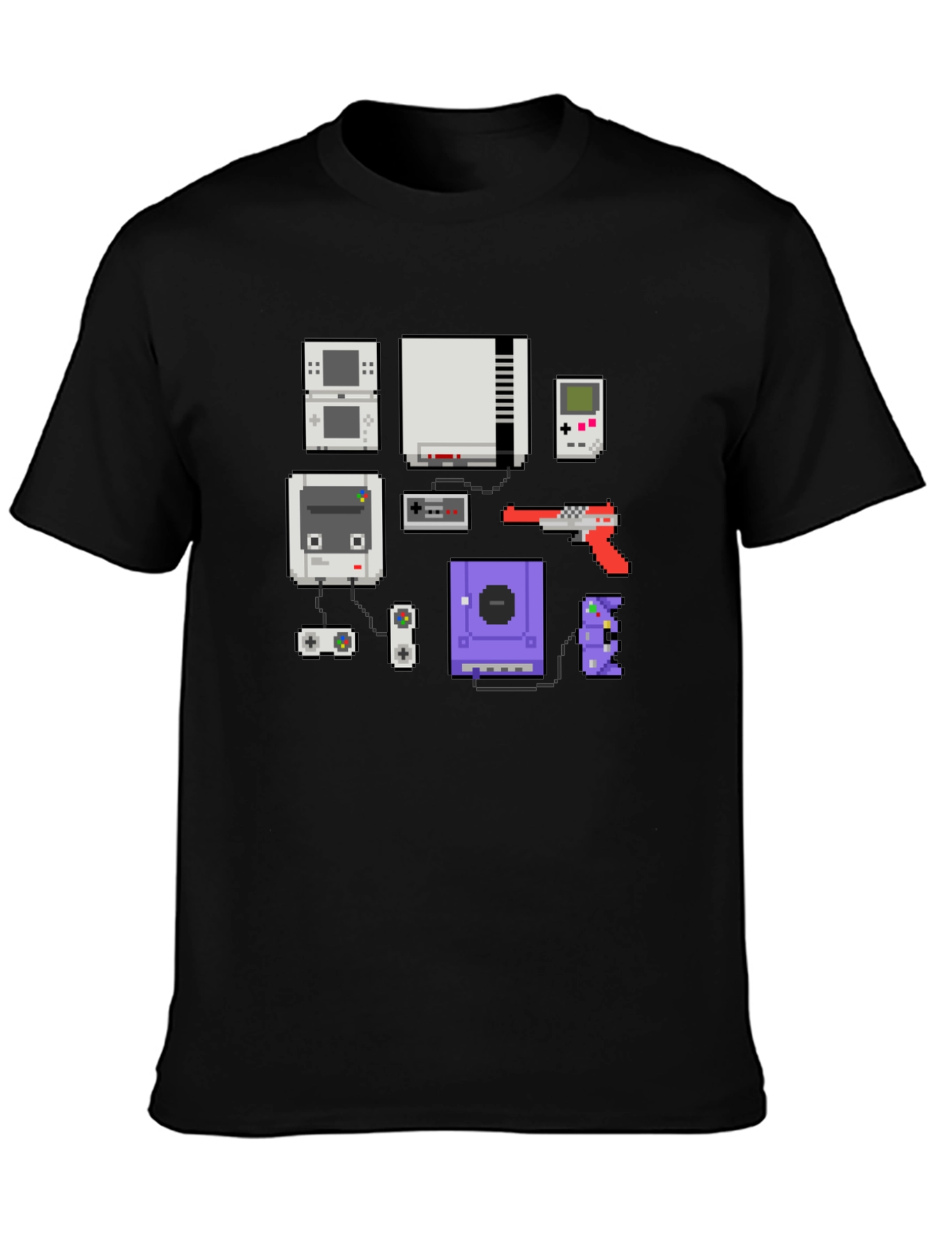 Retro Gamer T-Shirt - Pixel Console Design