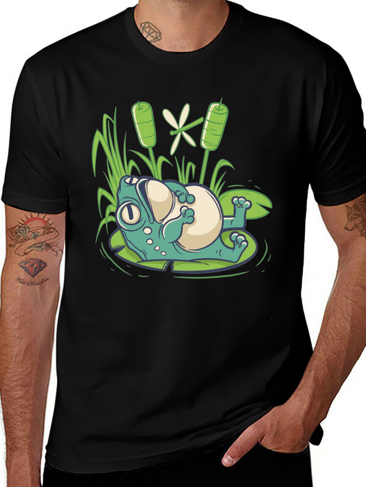 Relaxed Frog T-Shirt - Lily Pad Lounger