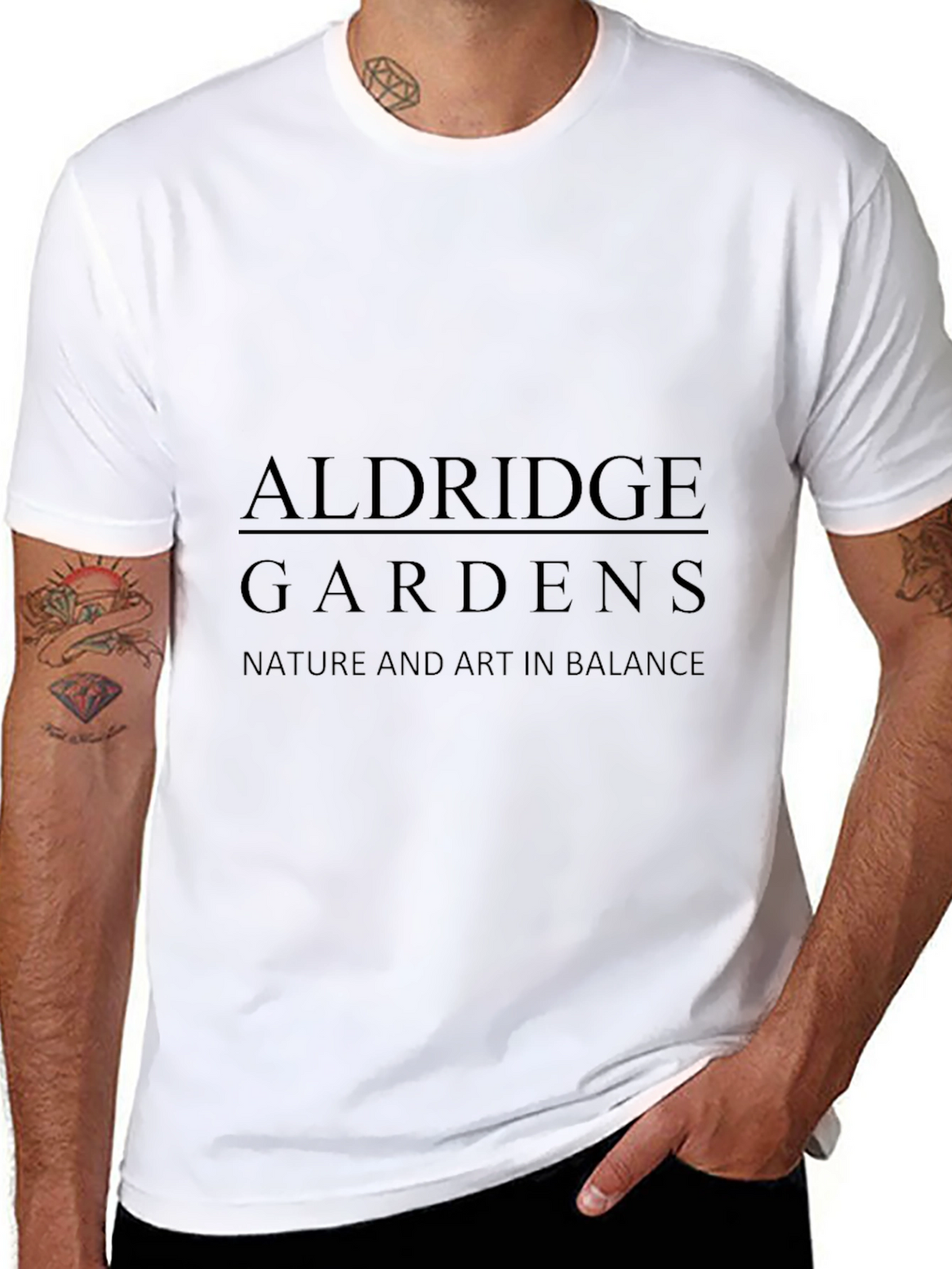 Aldridge Gardens Black Graphic Tee
