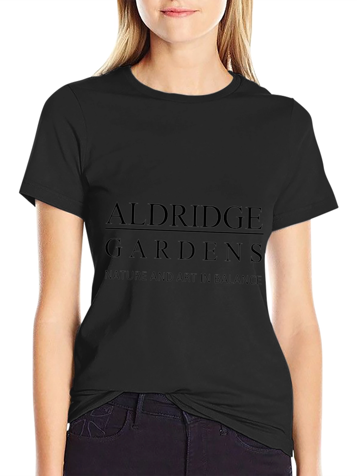Aldridge Gardens Black Graphic Tee