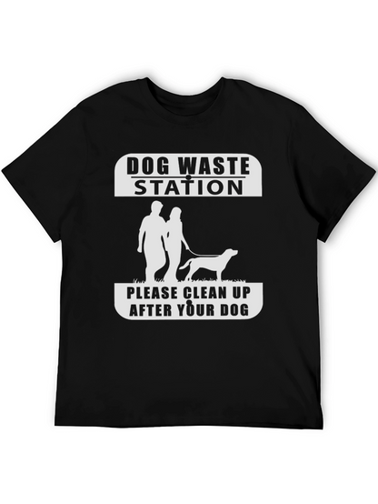 Dog Waste Station Novelty T-Shirt