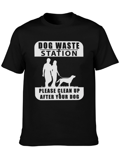 Dog Waste Station Novelty T-Shirt