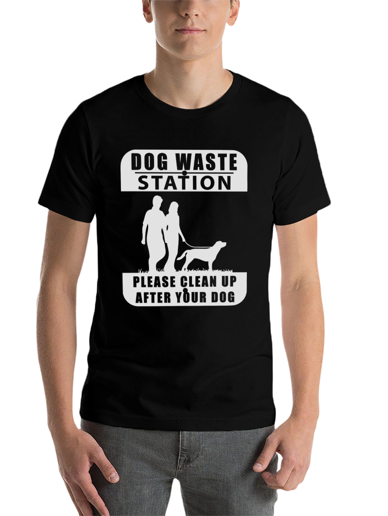 Dog Waste Station Novelty T-Shirt