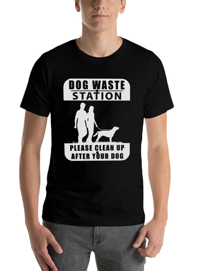 Dog Waste Station Novelty T-Shirt