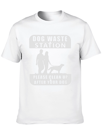 Dog Waste Station Novelty T-Shirt