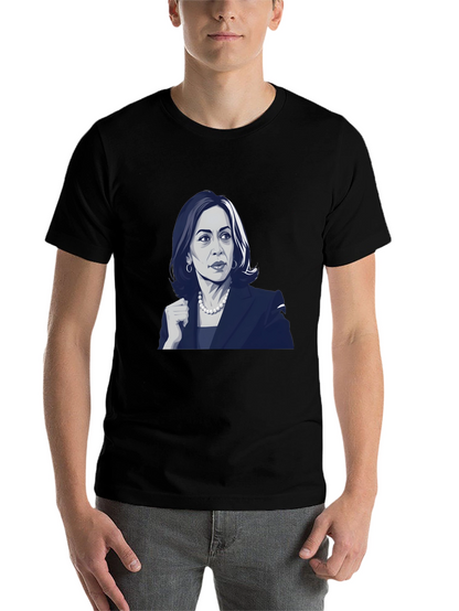 Kamala Harris Portrait Tee - Political Statement Shirt