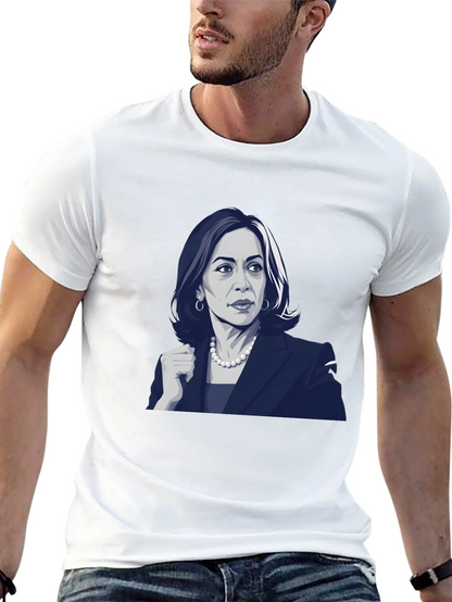 Kamala Harris Portrait Tee - Political Statement Shirt