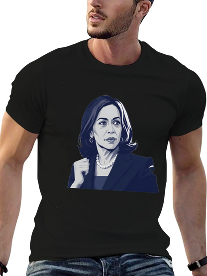 Kamala Harris Portrait Tee - Political Statement Shirt