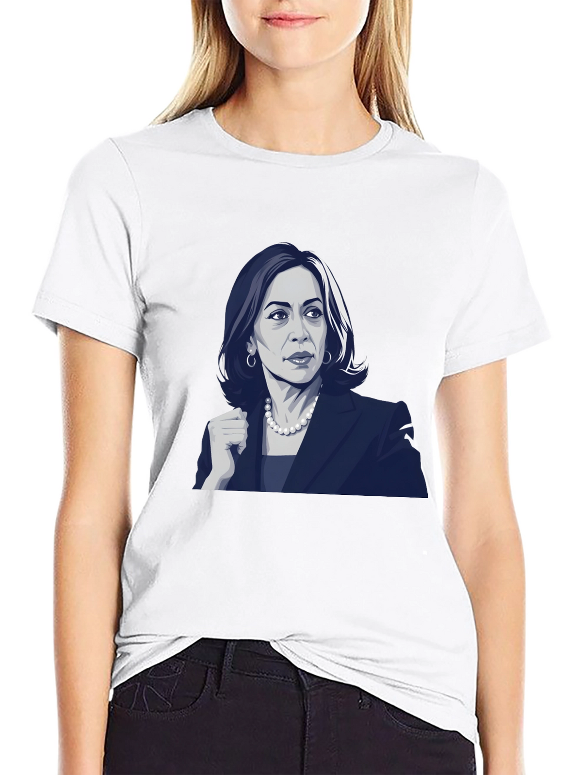 Kamala Harris Portrait Tee - Political Statement Shirt