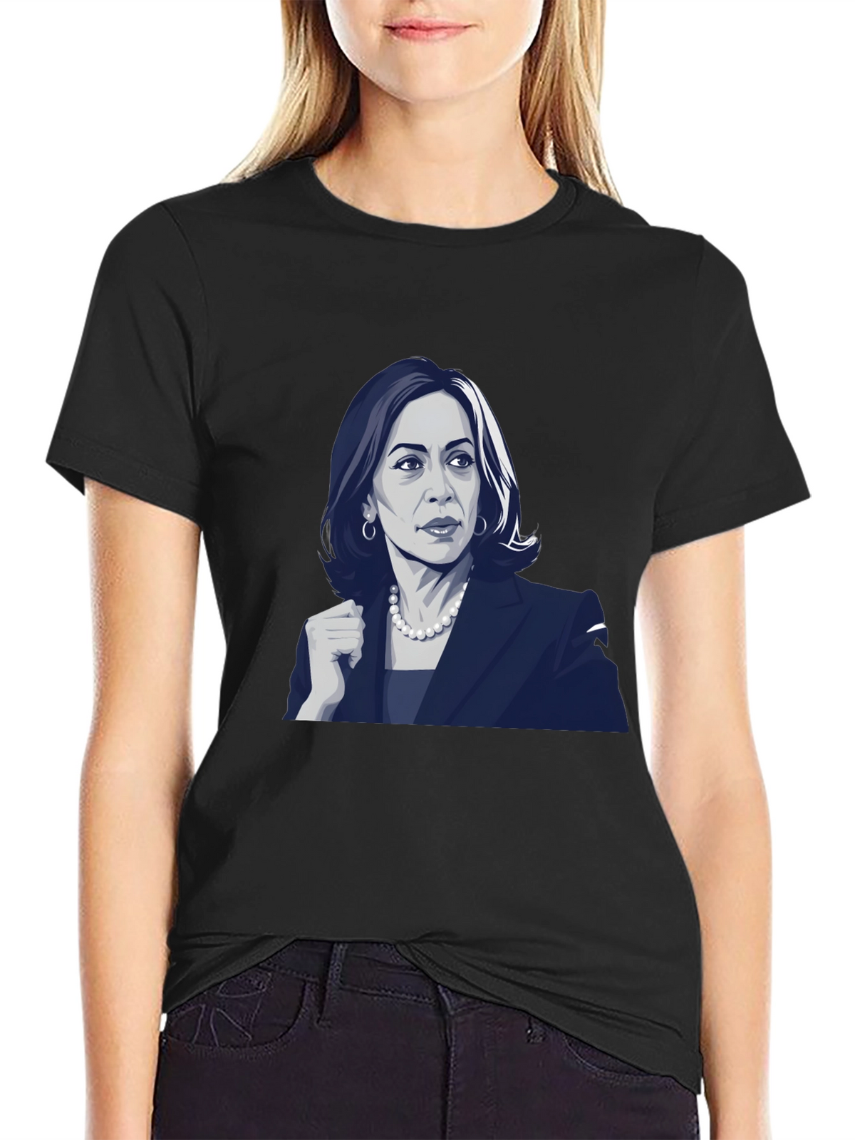 Kamala Harris Portrait Tee - Political Statement Shirt