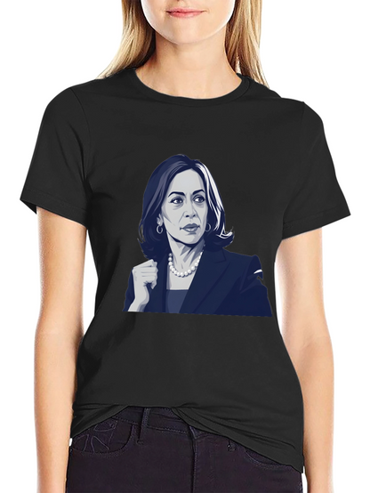 Kamala Harris Portrait Tee - Political Statement Shirt