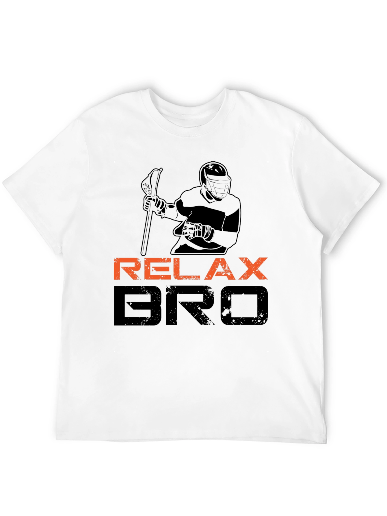 Relax Bro Lacrosse T-Shirt - Black