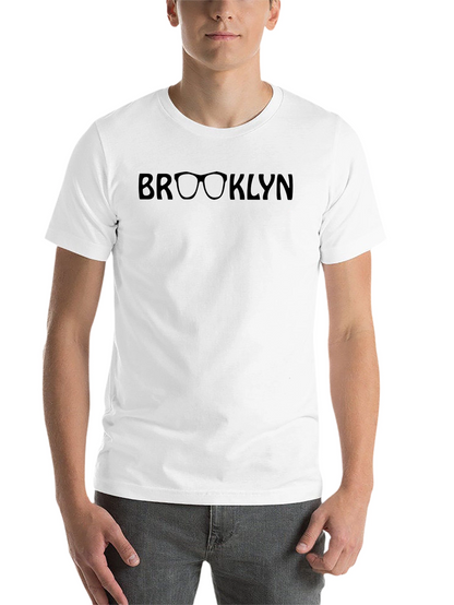 Brooklyn Glasses Graphic T-Shirt - Black