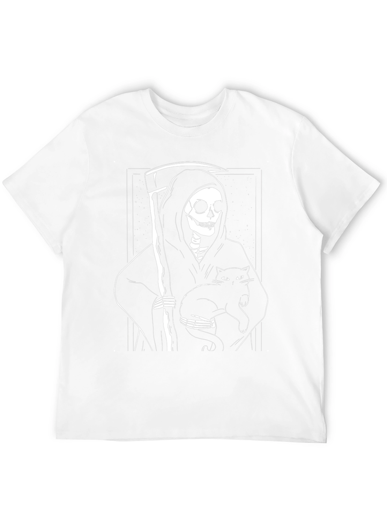 Grim Reaper Cat T-Shirt