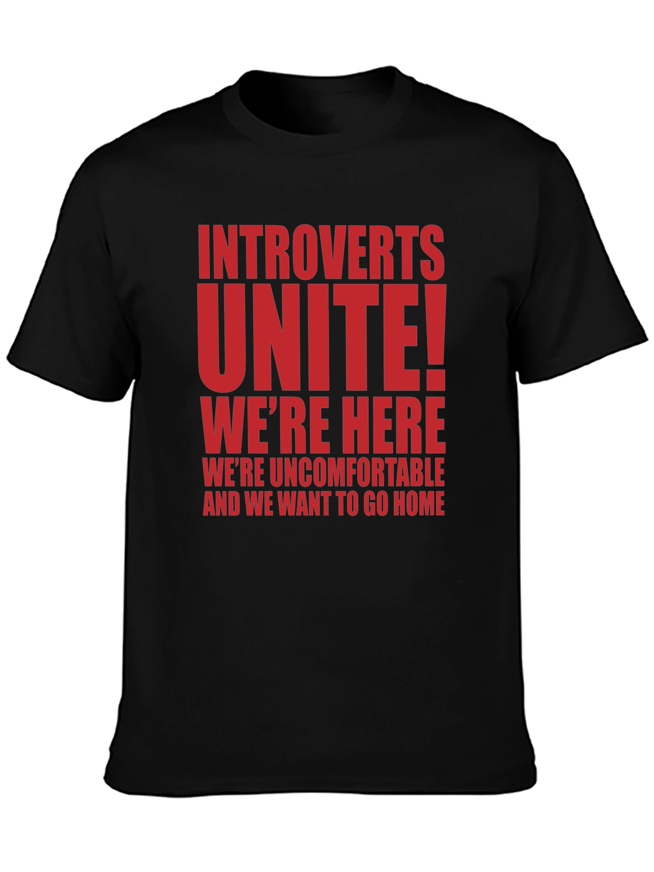 Introverts Unite T-Shirt - Funny Slogan Tee