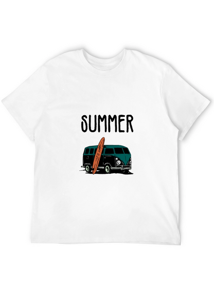 Summer Surf Van Graphic Tee - Black