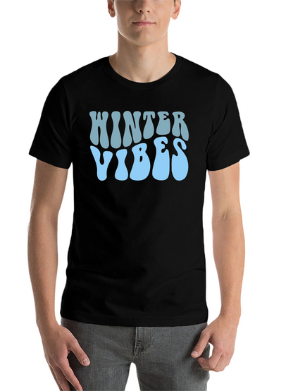 Winter Vibes Graphic Tee - Stylish Holiday Apparel