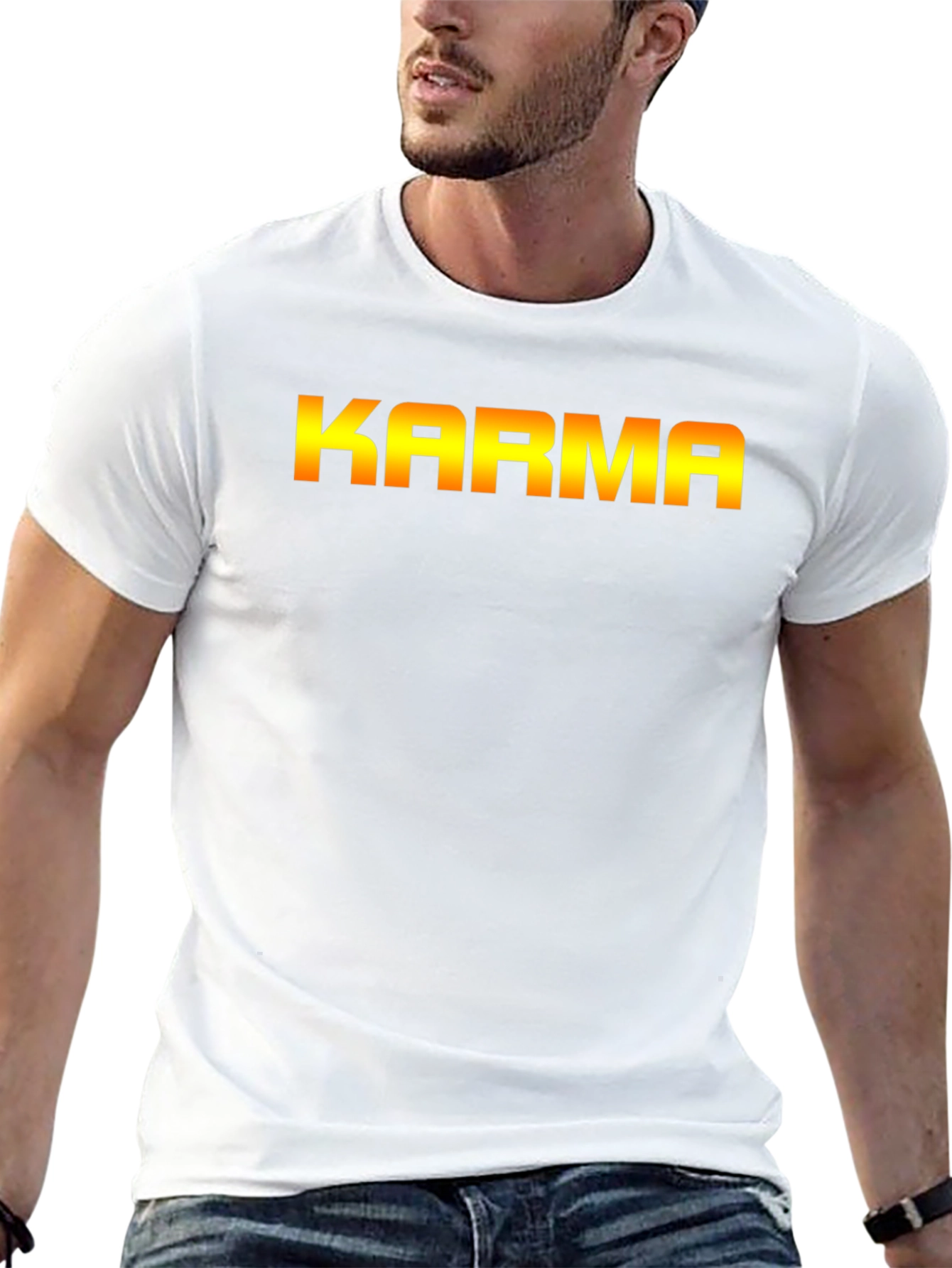KARMA Graphic T-Shirt - Bold Statement Tee